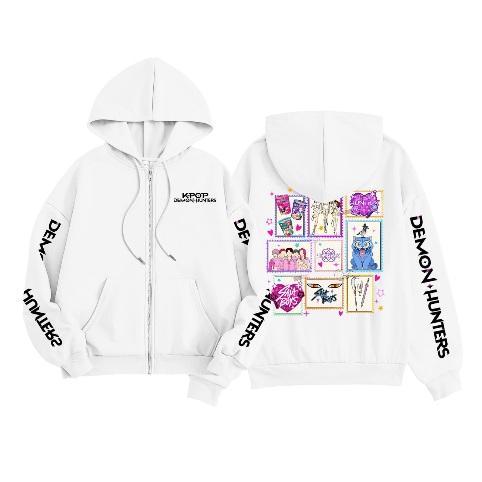 

Детская мода Женская легкая толстовка с длинным рукавом на молнии Толстовка с принтом и карманами 100