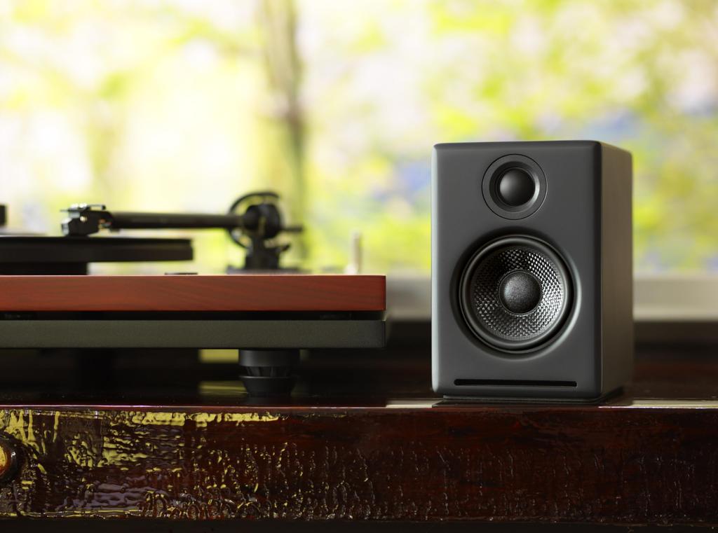 Audioengine Next Gen Home Music System with Bluetooth PC Speakers for Music Lovers and Gamers A2+ aptX-HD, (Black)
