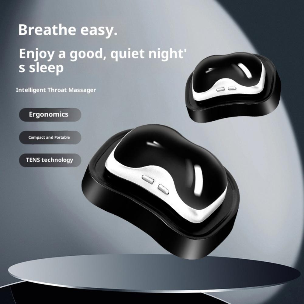 Pulmonary Pulse Massager Sleep Aid Snoring Corrector Electric Smart Anti-Snoring Device Tool Wearable Stop Snoring Solution