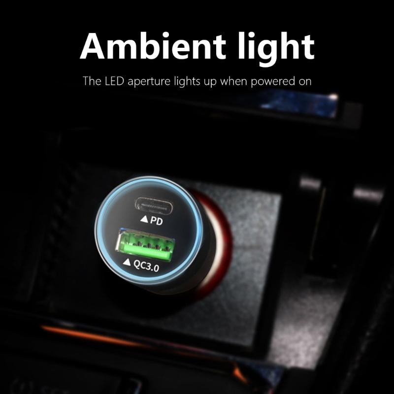 Fast Car Charger Quick Charging QC3.0 3.1A Phone USB C Adapter 2 Port Cigarettes Lighters Charger for Phone Tablet
