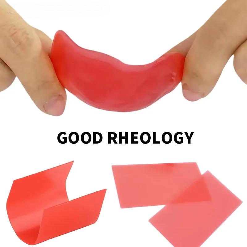 Dental Model Red Wax Sheets Casting Aid Wax Patterns for Dental Prosthetics Technicians Student-Specific Carving Consumables