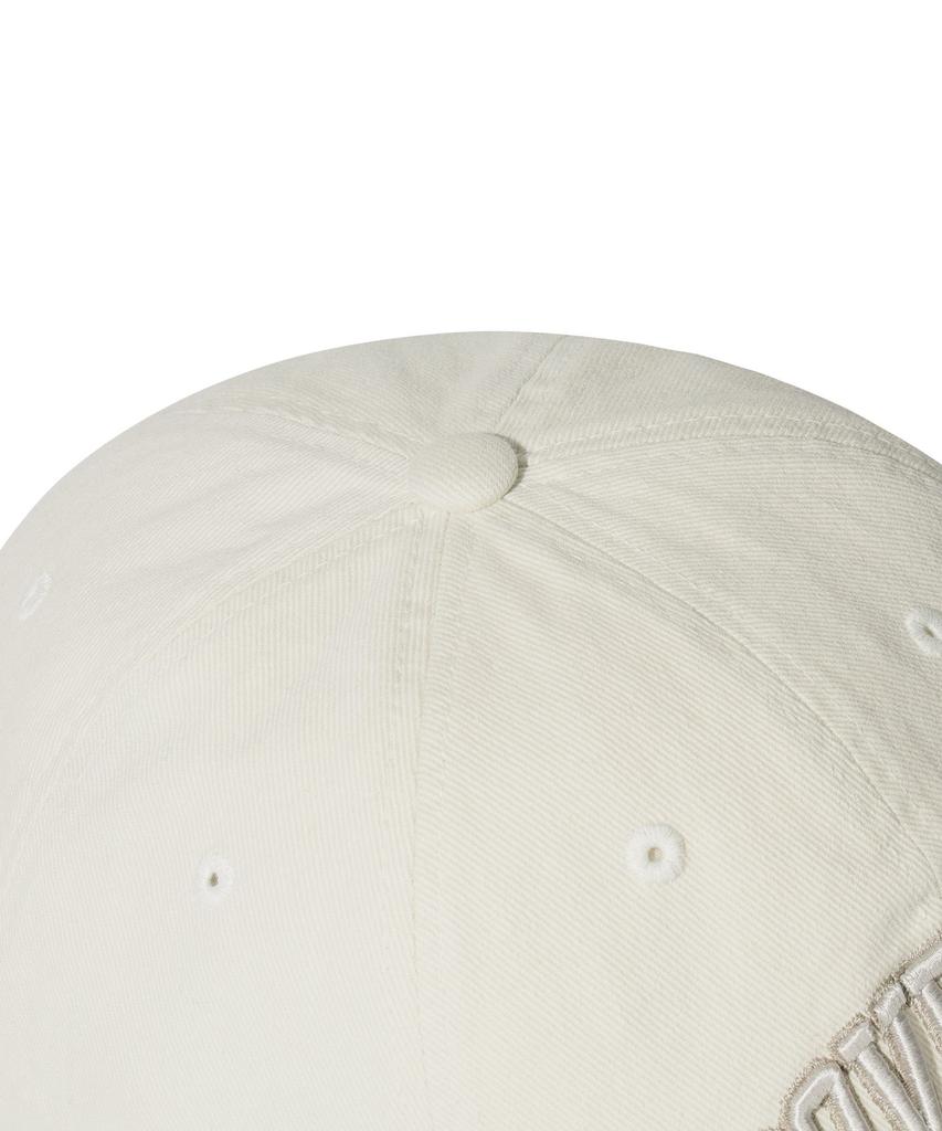 COVERNAT [Cozy Fit] Arch Logo Volume Embroidered Ball Cap Ivory