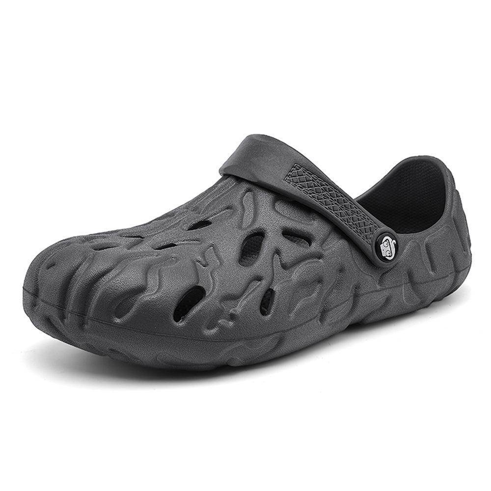 Men’s Large Size Closed Toe Buckle Sandals Slippers (Sizes 46-49) for Beach