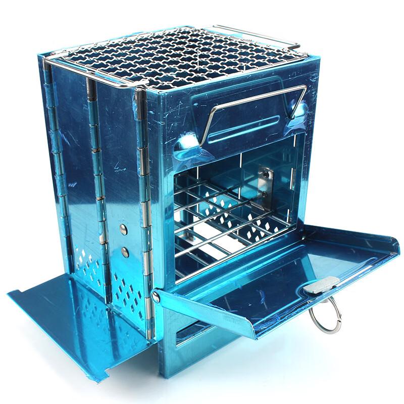 ZISIZ Stainless Steel Outdoor Portable BBQ & Firewood Stove