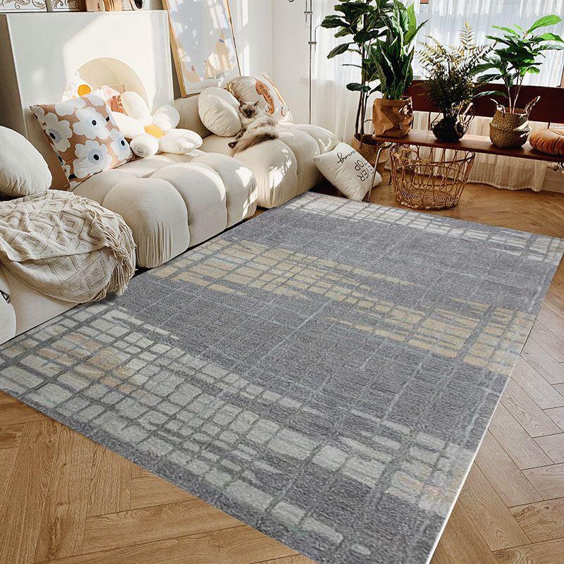 Light luxury abstract texture carpet, living room coffee table carpet, bedroom bedside carpet, thickened anti slip floor mat