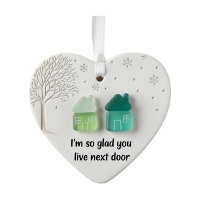 Functional Acrylic Heart Shape Wall Hanging For Christmas Decorations Housewarming Parties Special Event