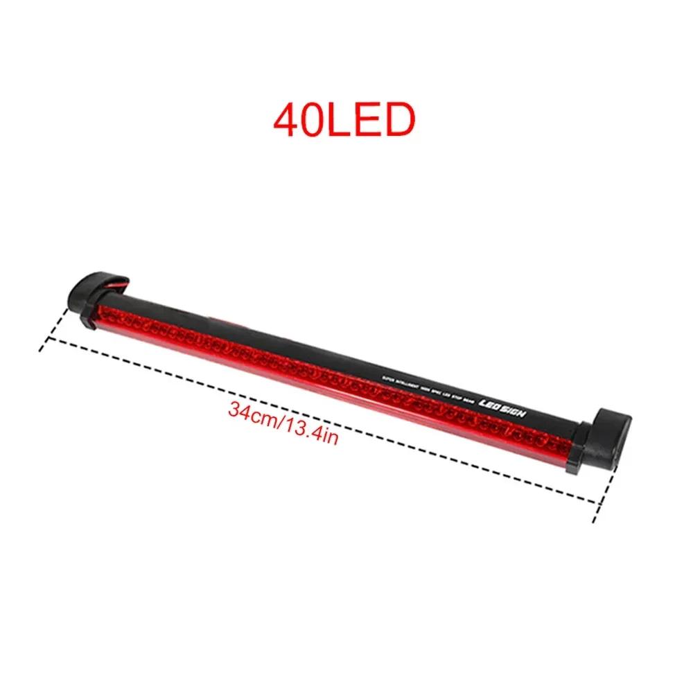 Bară Roșie LED 12V A Treia Lumină de Frână Montată Sus Semnal de Avertizare Stop Lampă Semnalizare Parcare Spate Lumină de Frână Înaltă Lampă Spate Mașină