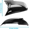 Door Mirror Covers Carbon Fiber Side Mirror Cover Caps Rearview Replacement For BMW F20 F22 F23 F30 F31 F32 F33 F36 F87 M2 X1 E84