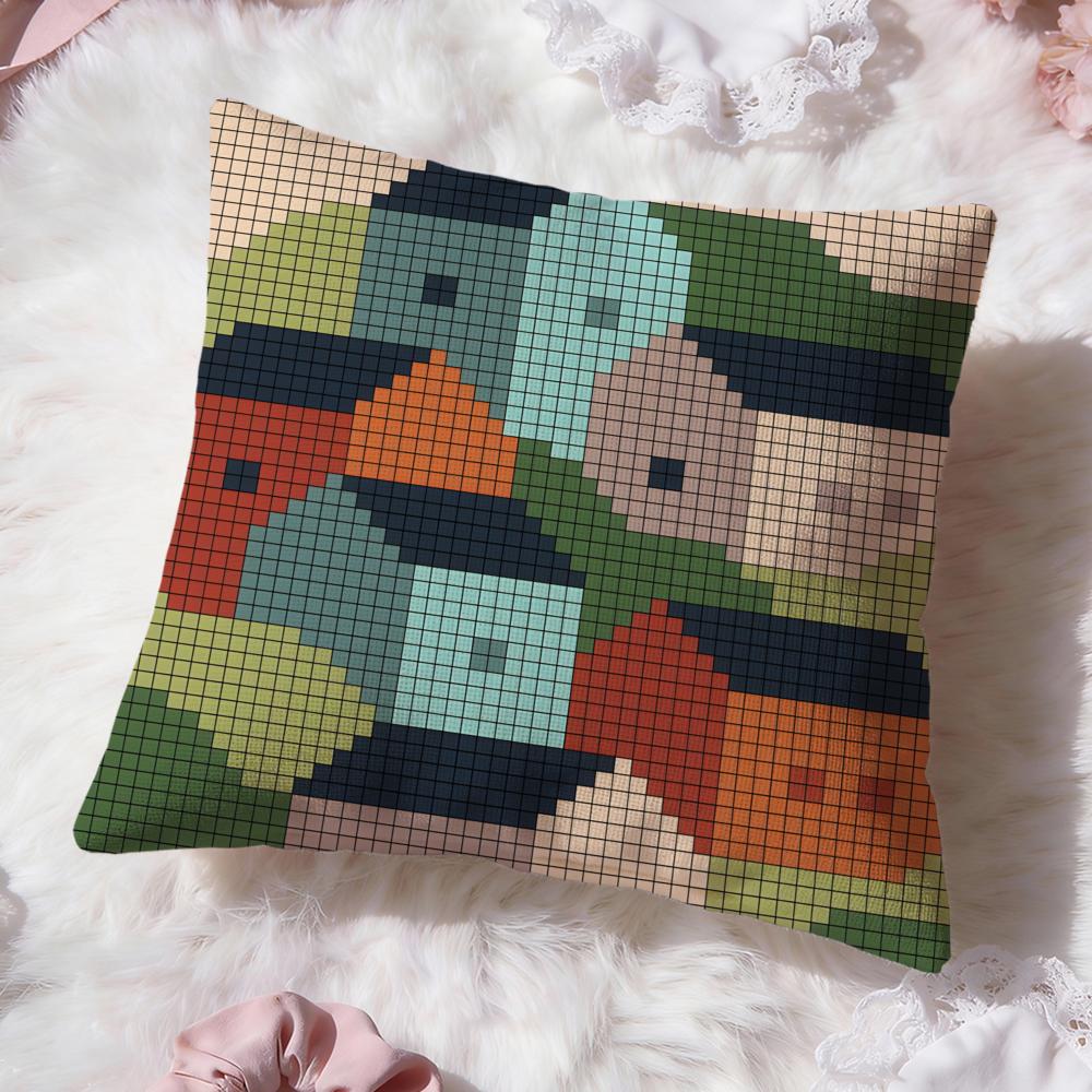 Landscape Cushion Cover Premium Comfort Reversible Pillow Cove Two in One Design for Any Room Car Interior
