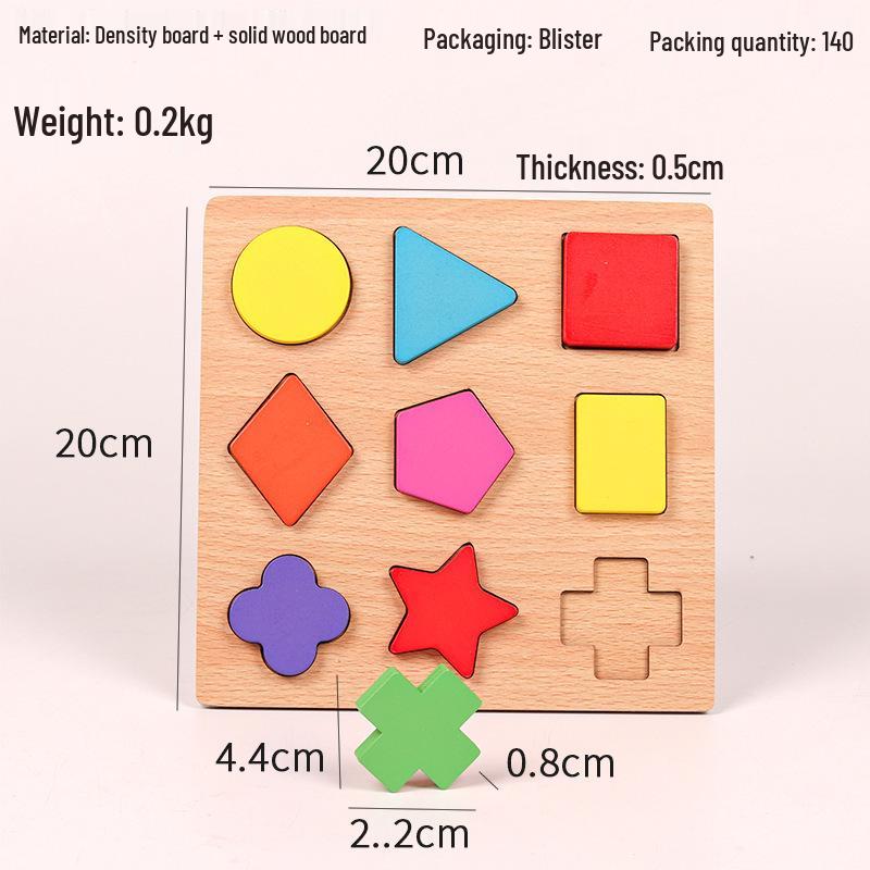 Number & Letter Recognition Puzzle Board for Toddlers - Wooden Educational Toy for Early Learning