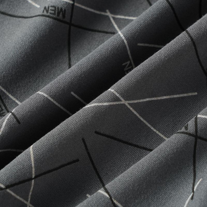 4PCS Men's Mid-waist Boxers Briefs Seamless Soft Breathable Panties Trendy Boxer Underwear XL-4XL