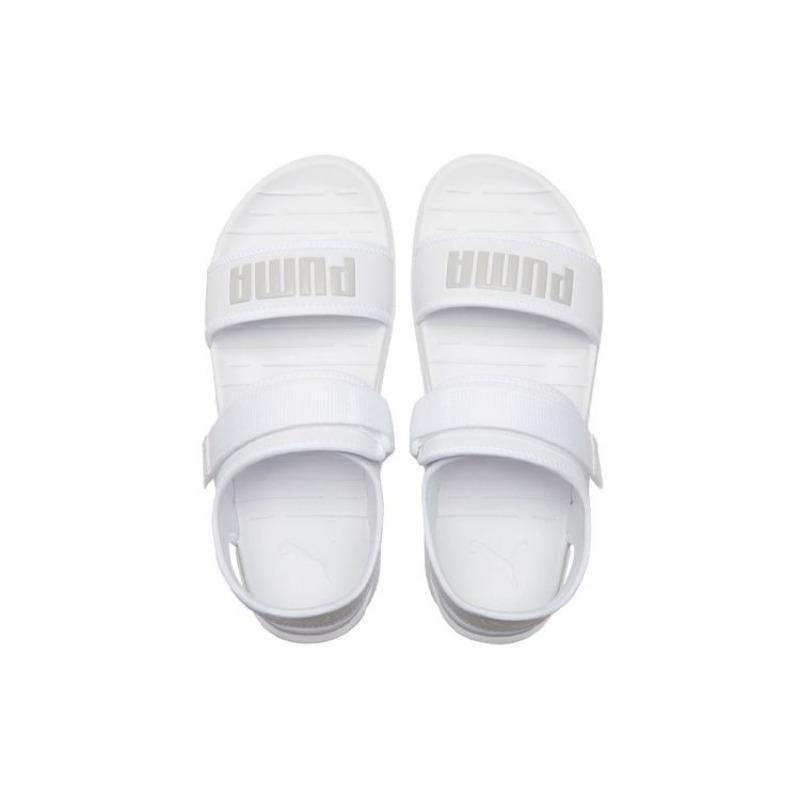 Puma Softride Women Leather Beach Sandals White 375104-03