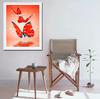 Diamant-Malerei, Kreuzstich, Tier, 5D-Diamant-Stickerei, roter Schmetterling, DIY, volle Runde, Diamant-Mosaik, Handarbeiten