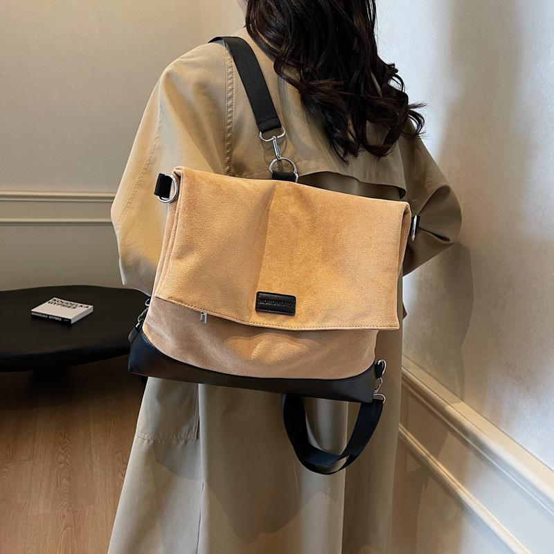 Retro large-capacity bag 2025 fashionable new women's bag autumn and winter commuter texture women's backpack