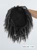 Synthetic Short Wigs 6-inch Afro Puff Kinky Curly Drawstring Ponytail Clip In Hair Extensions Natural Hairpiece Pony Tail For Women Daily Wear