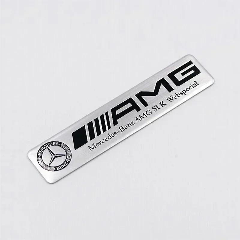 3D Metal Logo Badge Car Styling Stickers Decal For Mercedes Benz AMG W176 W202 W204 W205 W210 W211 W212 CLA CLK CLS GLA GLC EAT6