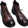 Leather Men'S Boots Tooling Boots Desert Boots Genuine Leather Outsole Big Head Leather Shoes Derby Shoes Outdoor Shoes Men'S Martin Boots