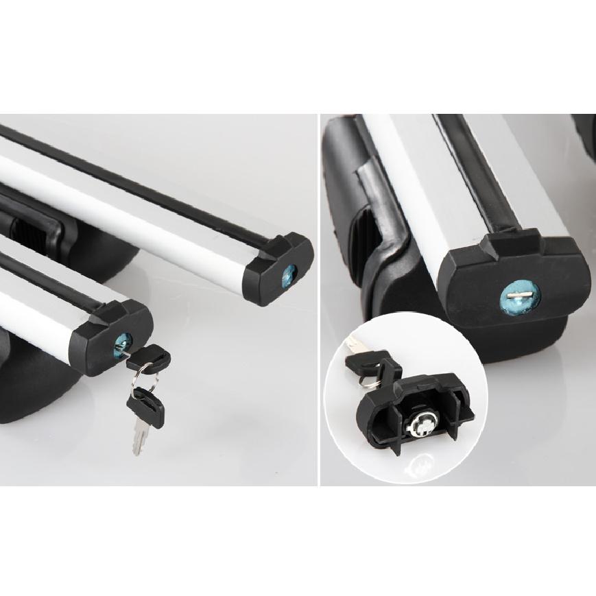 Barre Portapacchi Universali 135CM Barre Trasversali 150 330LBS Per Auto Con Barre Laterali Funzionano Con Portapacchi Kayak Cargo Sci