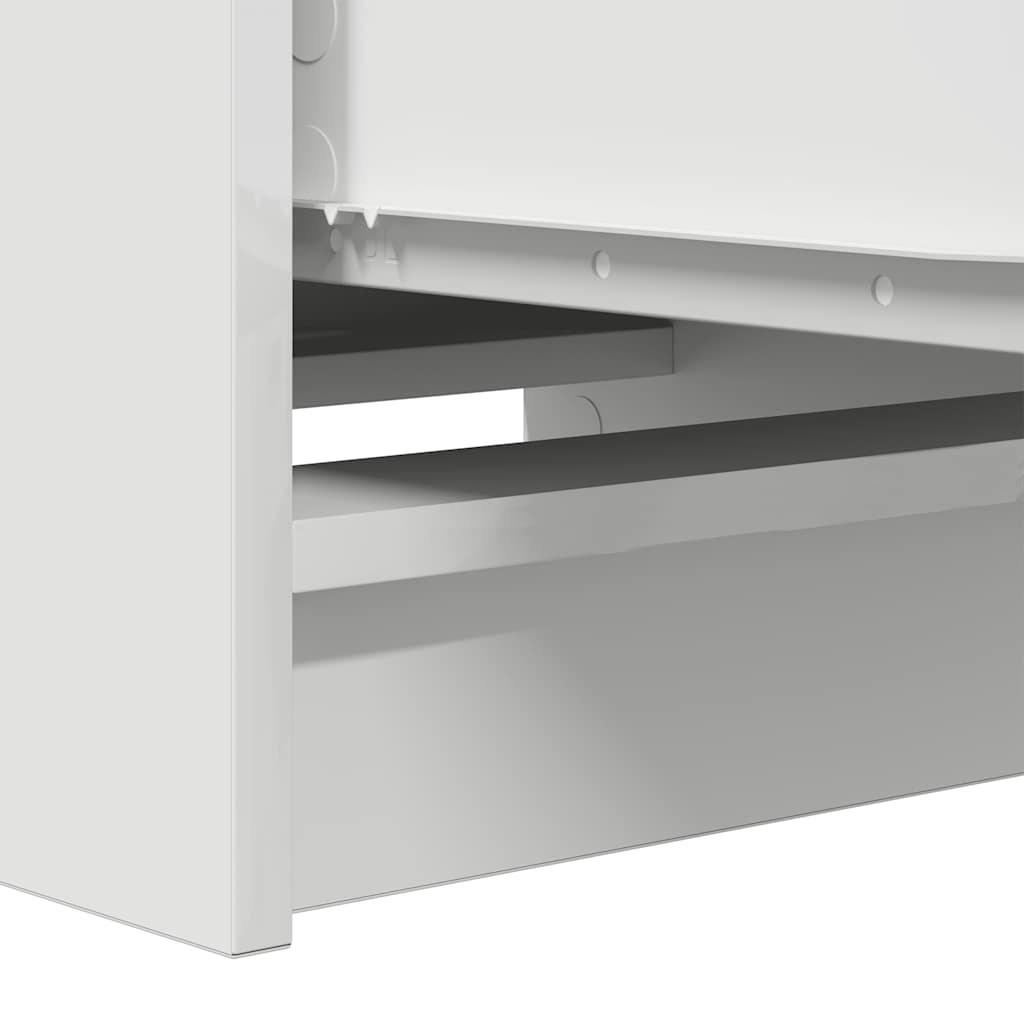 Sideboard White 37.5 X 35 X 99 Cm Engineered Wood