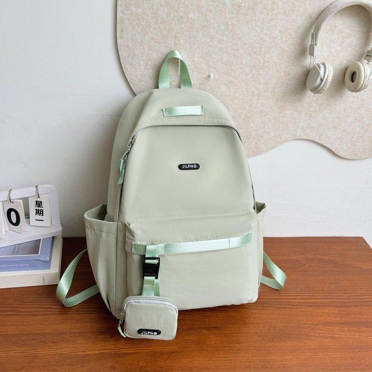 Schoolbag Female Korean Edition Japanese Simple Large Capacity Small Fresh Girl Junior High School Student College Student Backpack