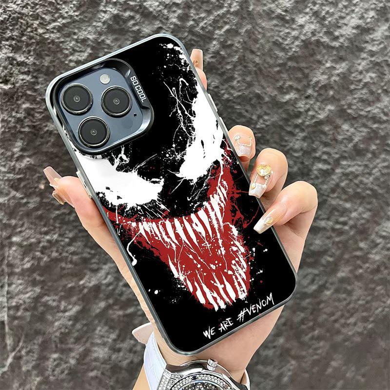 Venomous Design Phone Case for Apple iPhone 15 Pro/16 Pro Max/17 - Trendy and Unique