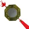 Feng Shui Alloy Bagua Mirror Pendant with Zodiac Signs & Taiji Symbols