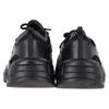 Salvatore Ferragamo RaInTop Low Top Sneakers In Black Mixed Media Black