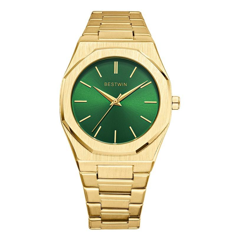 Men's and Women's Watches, Simple Classic Blue-green Couple Quartz Watches