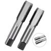HSS 20mm X 1.5 Metric Taper Tap Set M20 Right Hand Thread 90mm Length High Speed Steel 2-Pack for Industrial Use