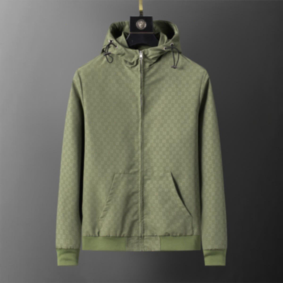 

Unisex Trendy Solid Color Windbreaker Jacket for Fall/Winter L