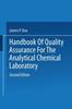 Libro Handbook of Quality Assurance for the Analytical Chemistry Laboratory