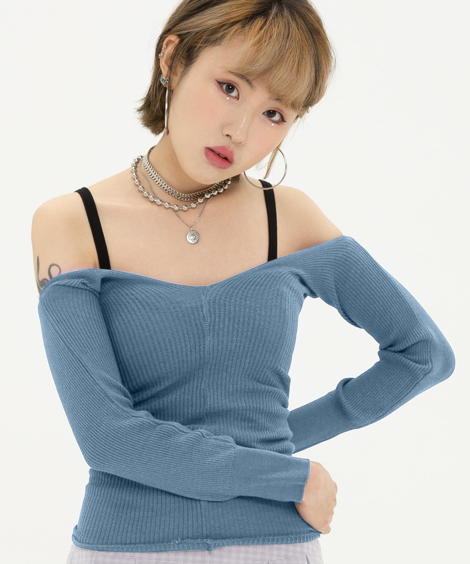 Apartment (W) Hari Knit- Skyblue Sky Blue/Free
