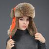 Rabbit Fur Hats Men Winter Thickened Warm Ear Protection Real Rabbit Fur Bomber Hat Cold Protection Outdoor Unisex Fur Ski Hats