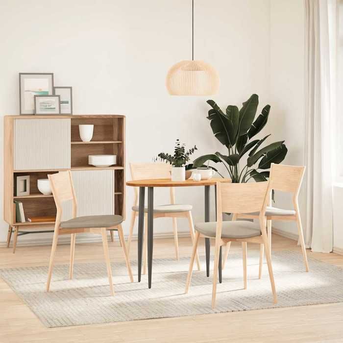 VidaXL Table Top 80x40x2 Cm Solid Oak Wood Oval, Coffee Table Top, Replacement Table Top, 4009045