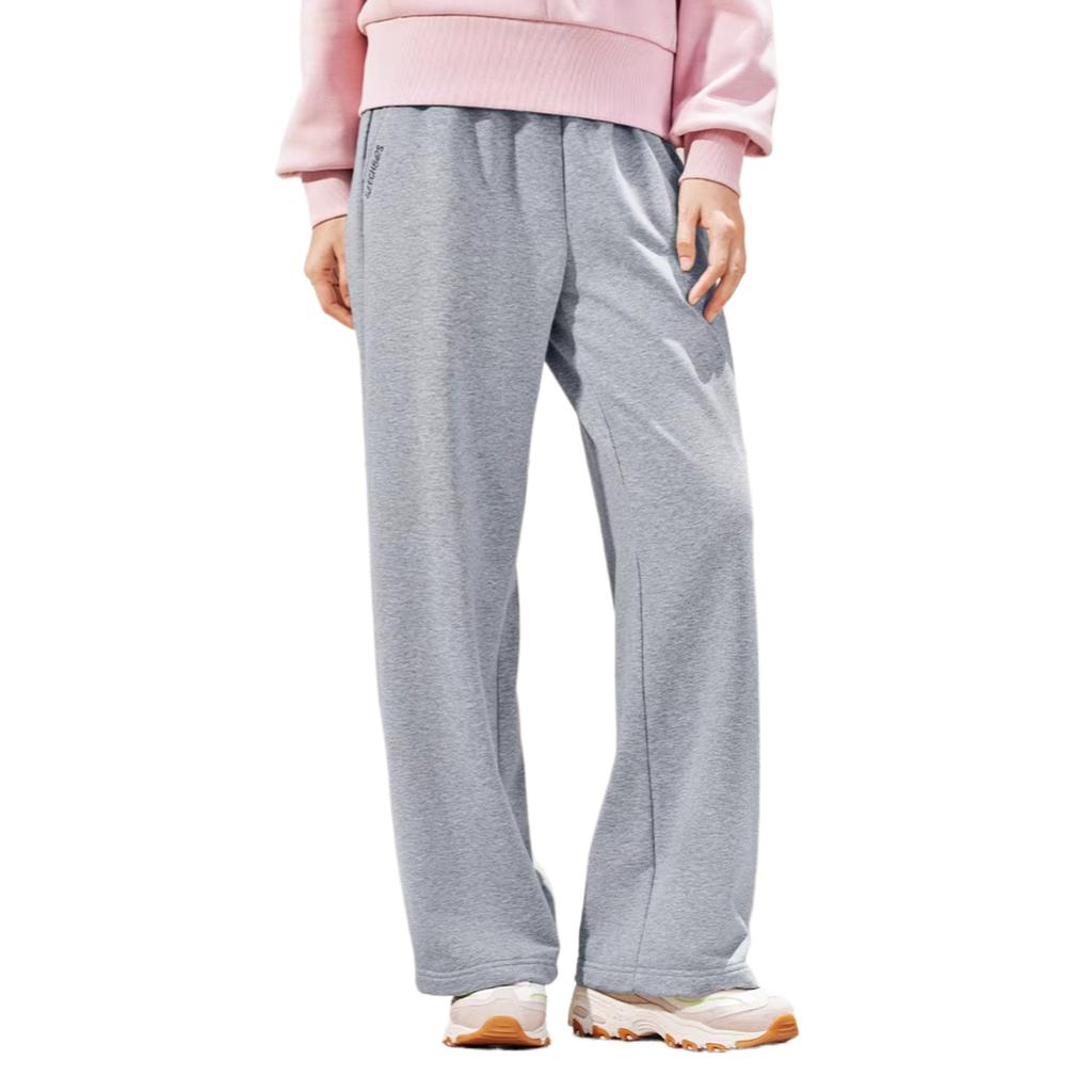 Skechers Sport Lifestyle Series Versatile Comfortable Fashion Casual Pants Women Bottoms Gray L424W100-004F