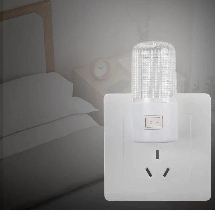 Cylindrical LED Night Light with Switch - Creative Home Gift