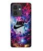 Maniacase Case For Oppo Reno 13F Stylish Black Nike Logo Bright Pink Purple Blue