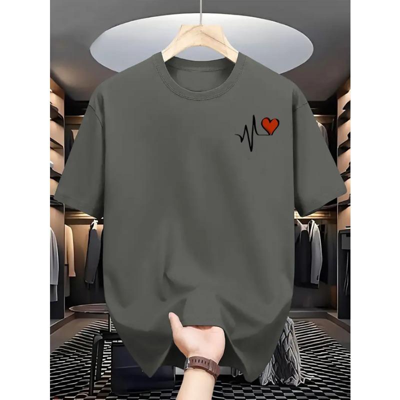 New Summer Men's T-Shirt, Street Casual Fashion, Simple, Soft and Comfortable, Breathable