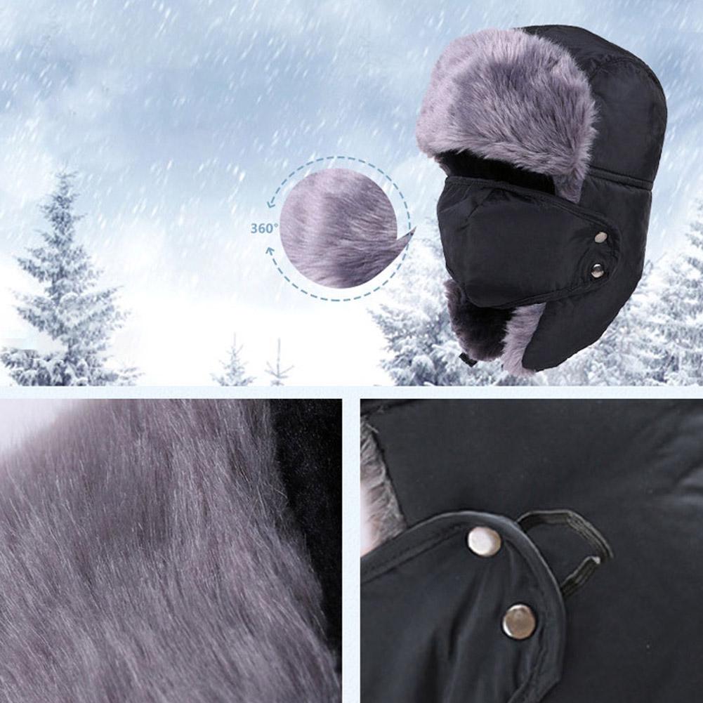 Men Women Winter Waterproof Warm Hat for Outdoor Cycling Skiing