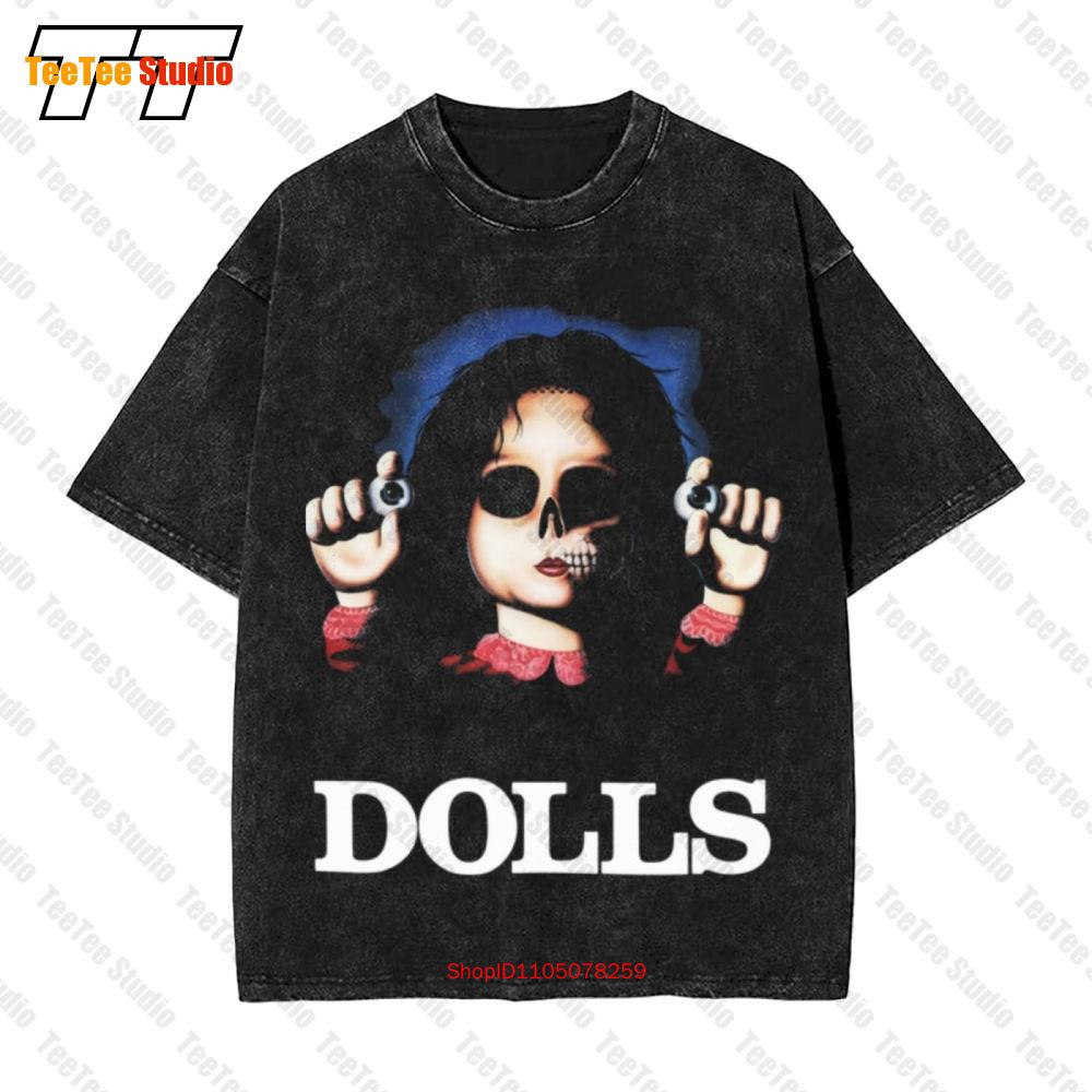 Dolls V Stuart Gordon Horror Movie Poster Vintage Oversized TShirt SIS S