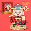 Of Wealth God And Orange Tree Assemble Building Blocks Model Desktop Ornament