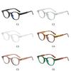 Minimalist High End Round Anti Blue Light Glasses Daily Commute Business Eyeglasses Frame Blue Light Blocking Computer Glasses