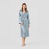 100% Mulberry Silk Robes Women Long Bathrobe Premium Loungewear