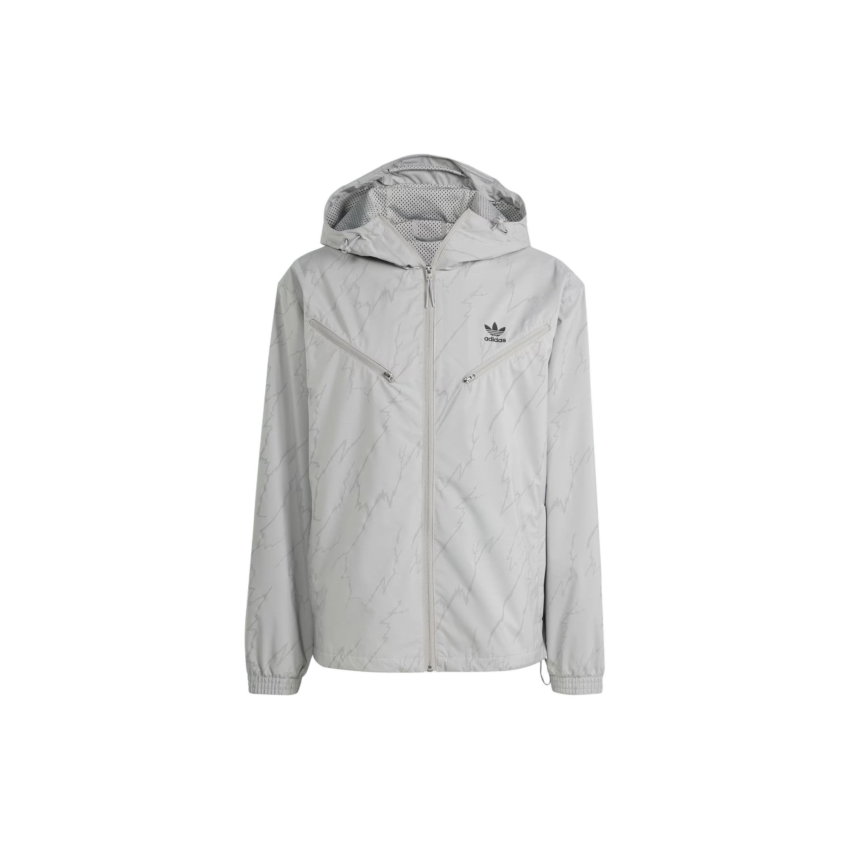 Adidas Originals Montreal Print Ветровки и Пальто Мужские Чистое Качество Серый IS2811 XS
