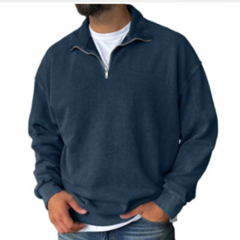 

Men s Mid-Length Plaid Half-Zip Pullover Hoodie, Casual Fleece Lined Sweatshirt, Slim Fit Winter Jacket 5XL