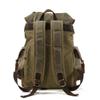 Vintage Canvas Backpacks for Men Laptop Daypacks Waterproof Rucksacks Large Waxed Mountaineering Travel Pack Vintage Backpack