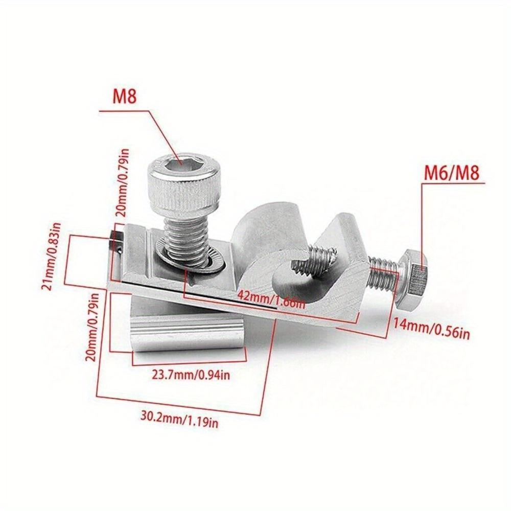 Solarmodul-Montagehalterung Befestigungsklemmen Erdungslaschen Befestigungselemente Photovoltaik-Halterung für Solarstromanlagen-Installationszubehör