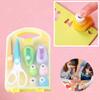8pcs Creative Hole Punch Set Children's Hole Punch Scrapbooking Paper Punch Greeting Card Craft (Fixed Pattern and Random Color)