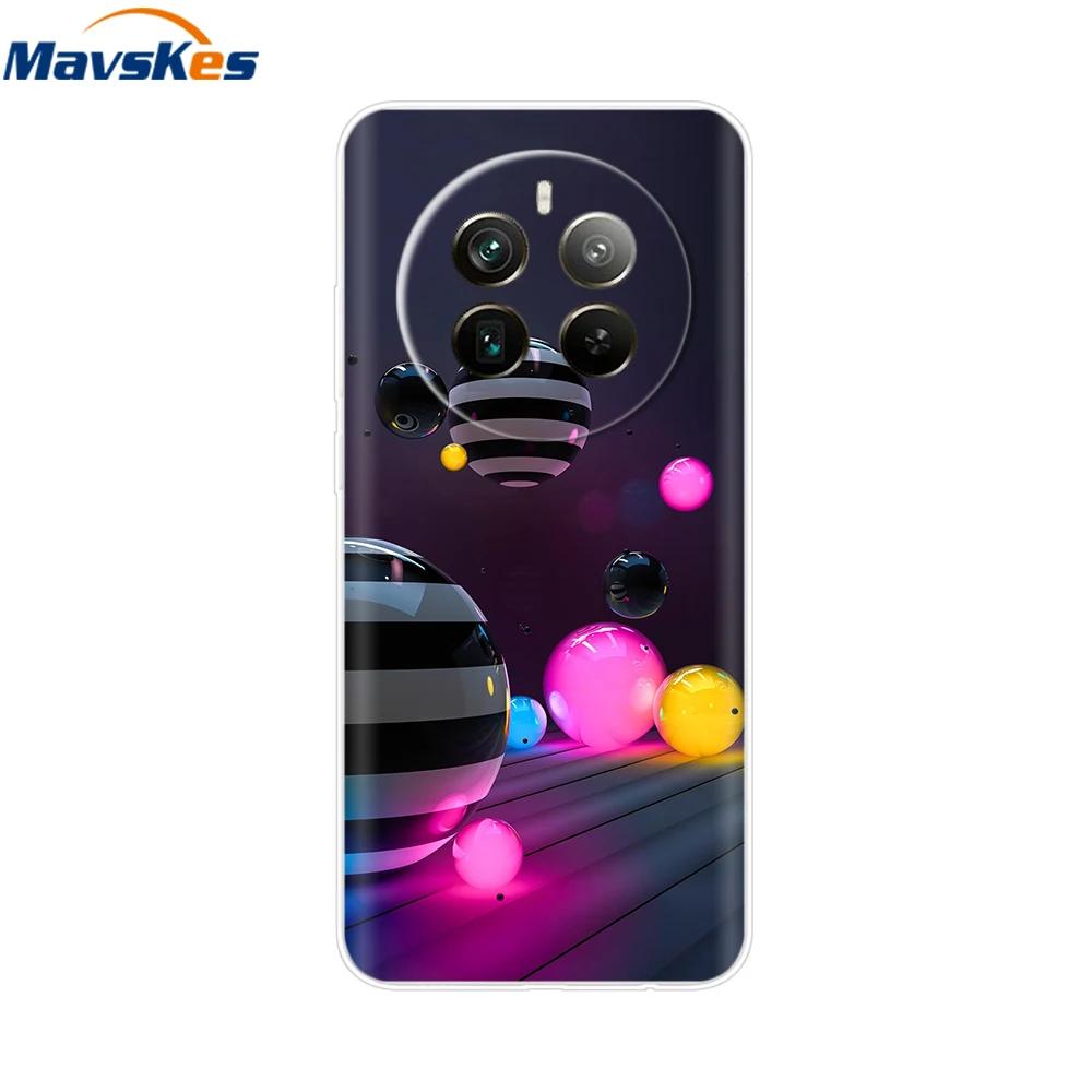 For Realme 12 Pro+ Case Love Heart Soft Silicone Cover for Oppo Realme 12 Plus 5G Fundas for Realme 12 Pro Plus Realme12 Bumper