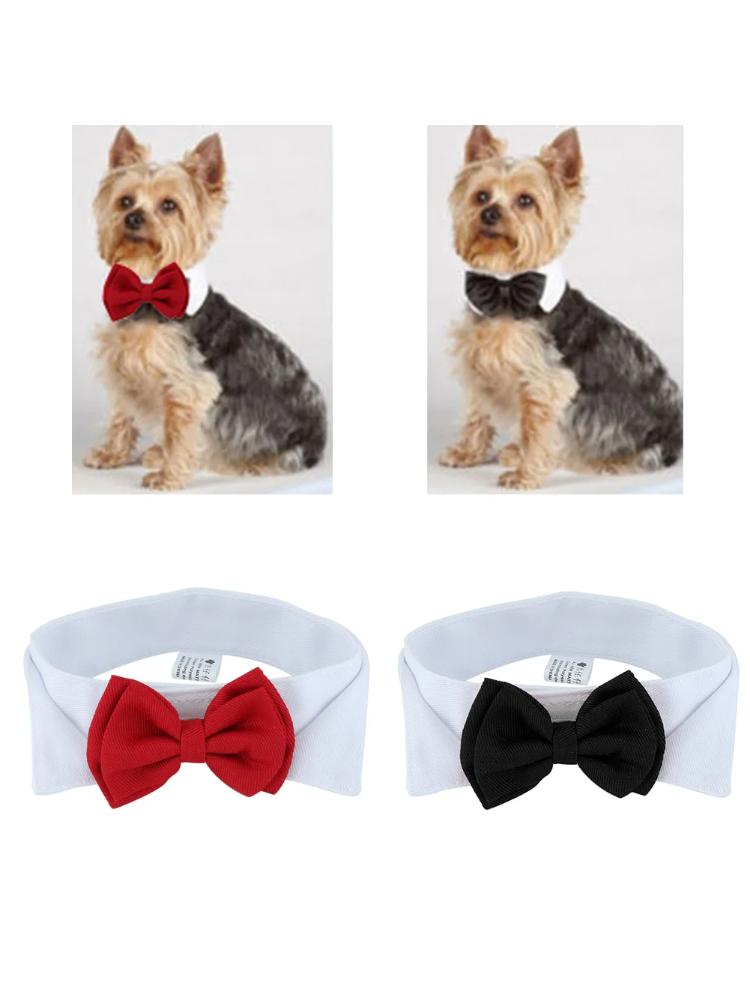 1PC Pets Puppy Dogs Cats Adjustable Bow Tie Collar Necktie Bowknot Bowtie Holiday Wedding Decoration Grooming Accessories